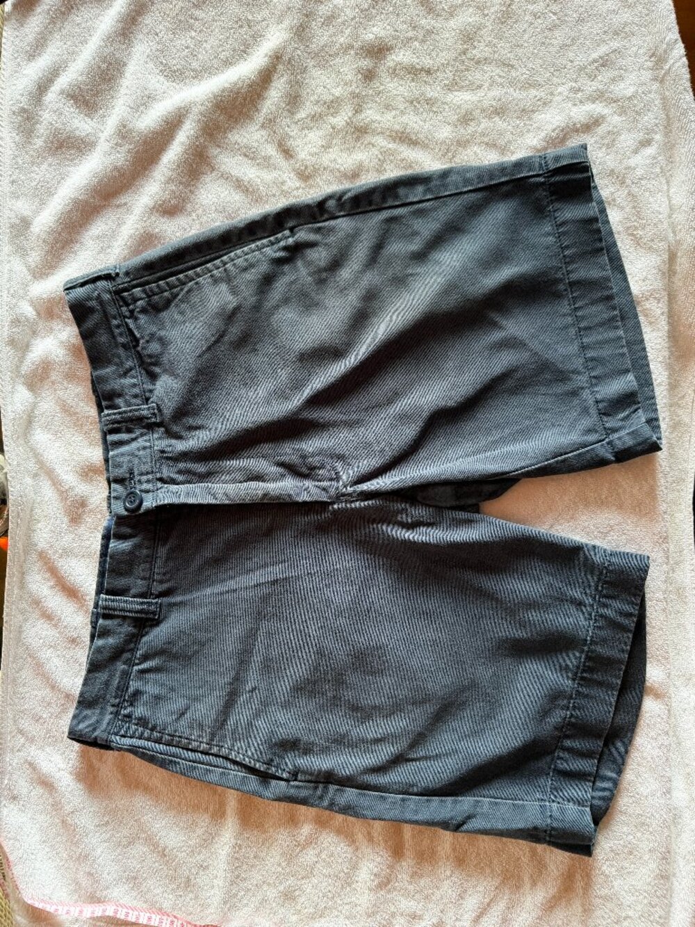 J. Crew, Medium Navy Blue Flat Front Shorts